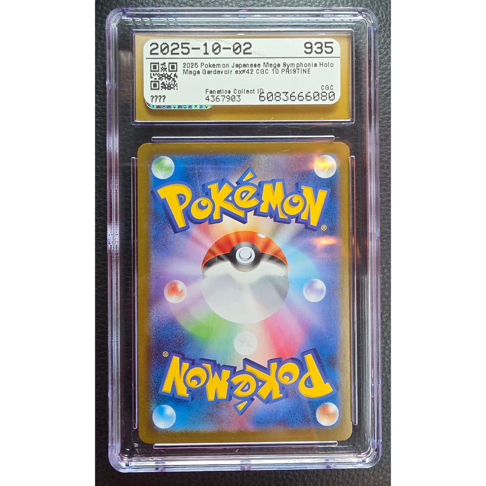 Pokemon Mega Gardevoir ex Standard Pink Excellent 042/063 RR CGC Pristine 10 - Picture 4 of 5